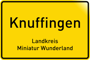 Ortsschild Knuffingen