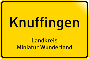 Ortsschild Knuffingen