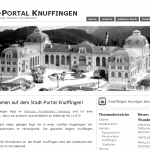 Neues Layout des Stadt-Portal Knuffingen